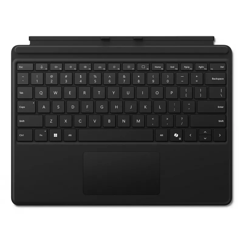 Microsoft Surface Pro Keyboard - Keyboard with Touchpad - Backlit - QWERTY - English - Black - for Microsoft Surface Pro 8, Pro 8 for Business, Pro 9, Pro 9 for Business, Pro 10 for Business, Pro (11th Edition)