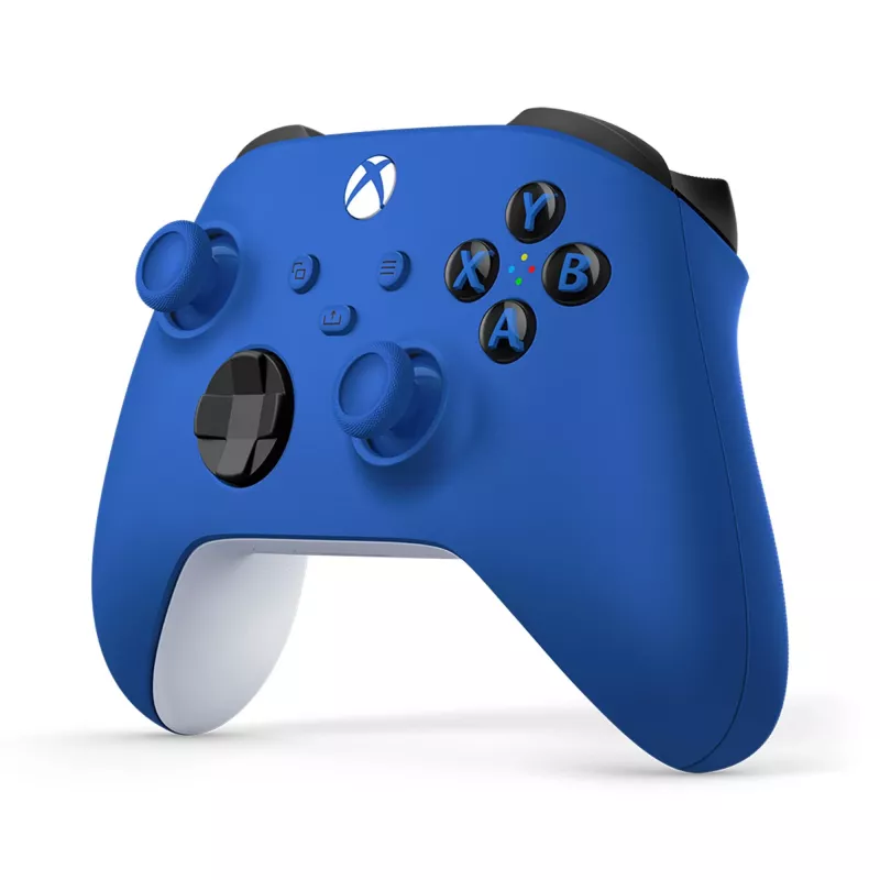 Microsoft Xbox Wireless Controller QAU-00002 Shock Blue – Gamepad for Xbox Series X|S, Xbox One, PC, Mobile