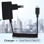 MicroUSB Cable Charger Black 1m USB 2.0