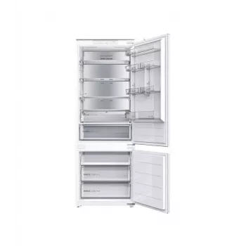 Midea MDRE554FGD01D Built-in Combi Refrigerator, No Frost, 403 L, White, Energy Class D