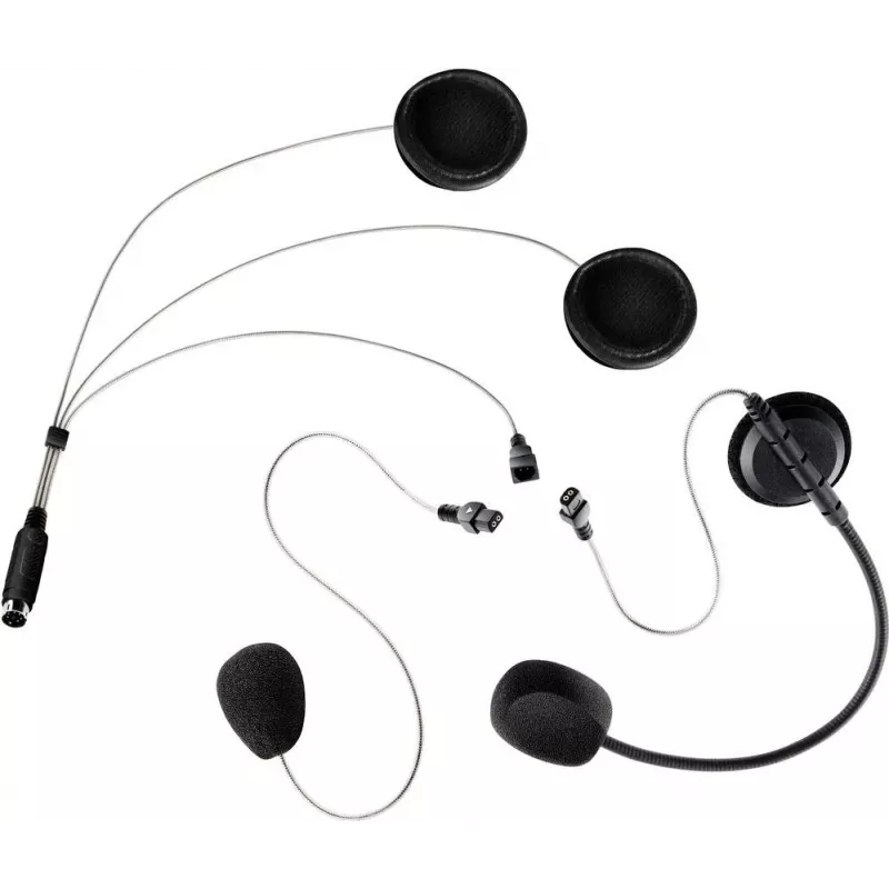 MIDLAND Alan COHS Universal Motorcycle Headset with Dual Microphones for Full-Face and Jet Helmets 41932