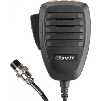 Midland Albrecht 42000 Dynamic CB Radio Microphone with 4-Pin Connector and PTT