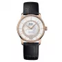 MIDO Baroncelli Signature Lady Automatic Watch 33mm Rose Gold PVD Stainless Steel Brown Leather