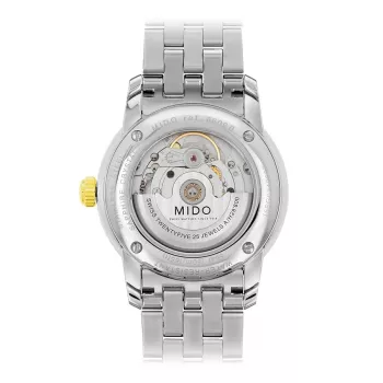 MIDO Men's Watch M86009261 Baroncelli III 38mm Automatic Silver Dial Black Leather