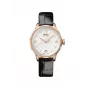 MIDO Women's Automatic Watch M043207360180 34mm Rose Gold PVD Stainless Steel White Mother-of-Pearl Dial Black Leather Strap Limited Edition