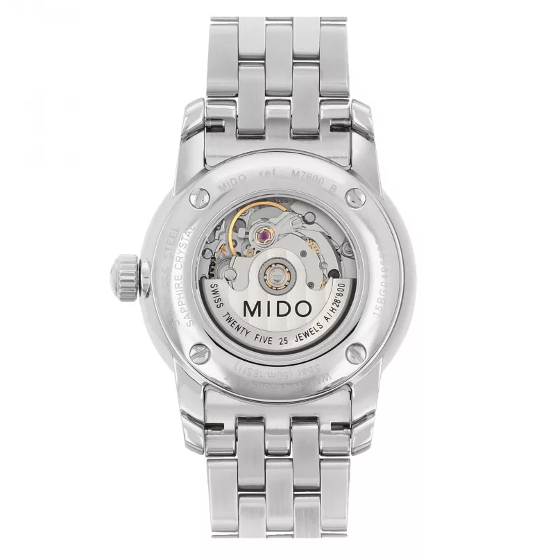 MIDO Women's Automatic Watch M76004261 29mm Stainless Steel Silver Dial