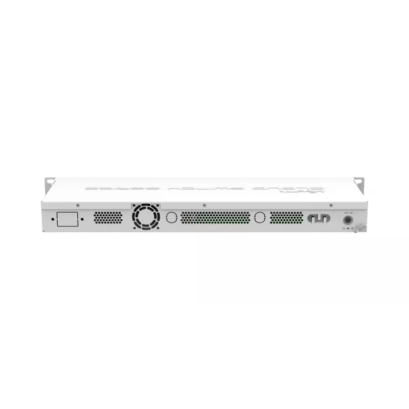 MikroTik CSS326-24G-2S+RM Managed Layer 2 Switch, 24x Gigabit Ethernet, 2x 10G SFP+, PoE Input, 1U Rackmount, White