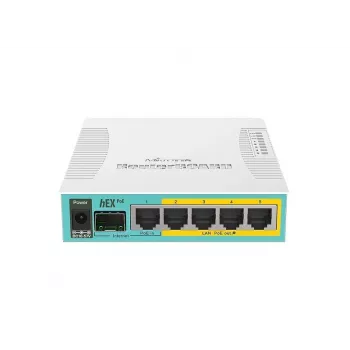 MikroTik hEX PoE Gigabit Ethernet Router White