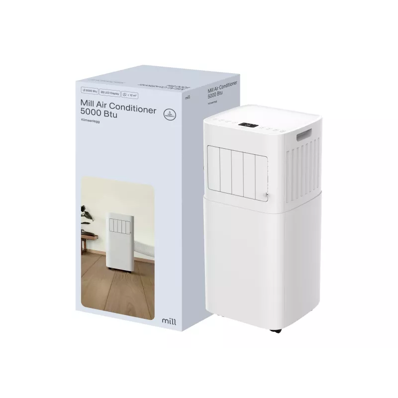 Mill MPAC5000 Air Conditioner 5000 BTU, For rooms up to 12 m², White