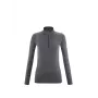 MILLET W Drynamic Warm 44958 Zip Base Layer Graphite - L/XL
