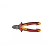 MILWAUKEE VDE Side Cutting Pliers 145 mm - 1000V Insulated Combination Pliers with Ergonomic Soft-Grip Handles for Electrical Work