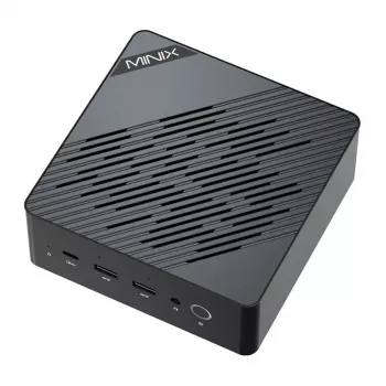 MINIX ER937-AI Barebone Mini PC with AMD Ryzen 7 3750H, 4 Cores/8 Threads, Radeon Vega 10, Dual Gigabit LAN, Wi-Fi 5, VESA Mountable