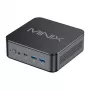MINIX NR660LP Mini PC, AMD Ryzen 5 6600H, 16GB DDR5, 512GB NVMe SSD, Windows 11 Pro, Black