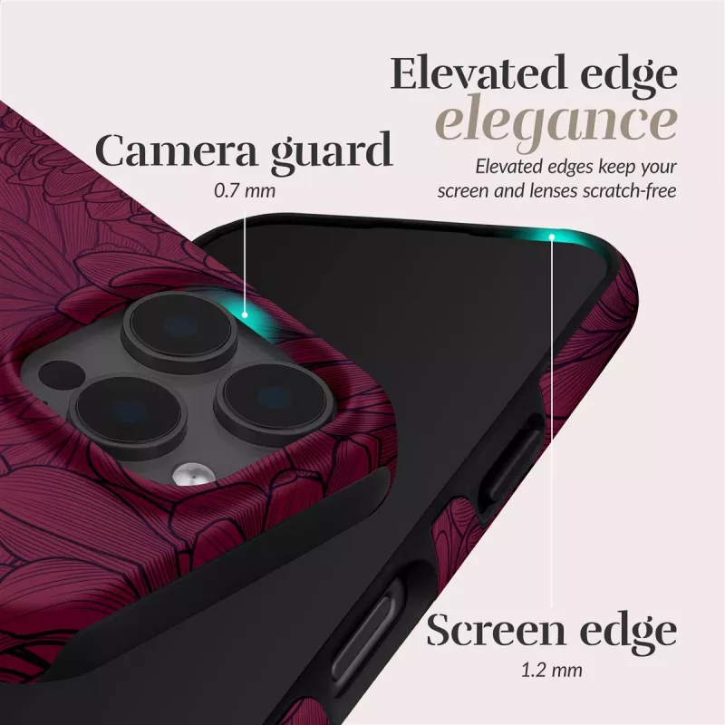 MIO Berry Blooms Magsafe Case Compatible for iPhone 16 Pro Max