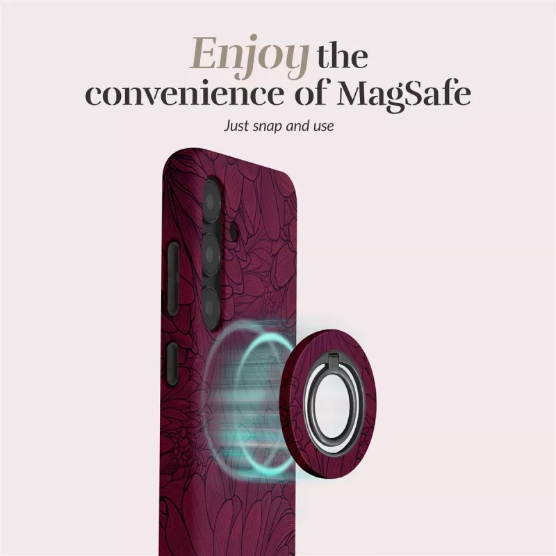 MIO Berry Blooms MagSafe Case Compatible Ring Holder