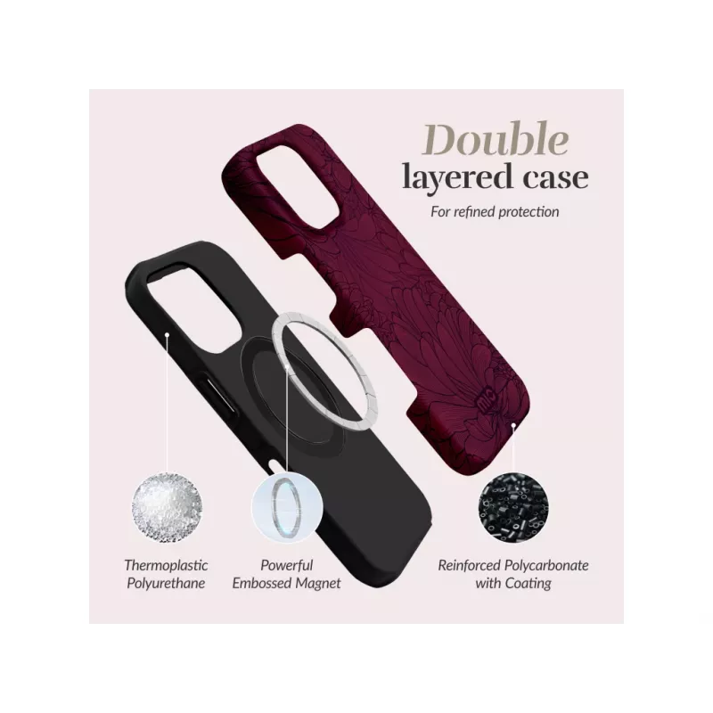 MIO Berry Blooms Magsafe Compatible for iPhone 17