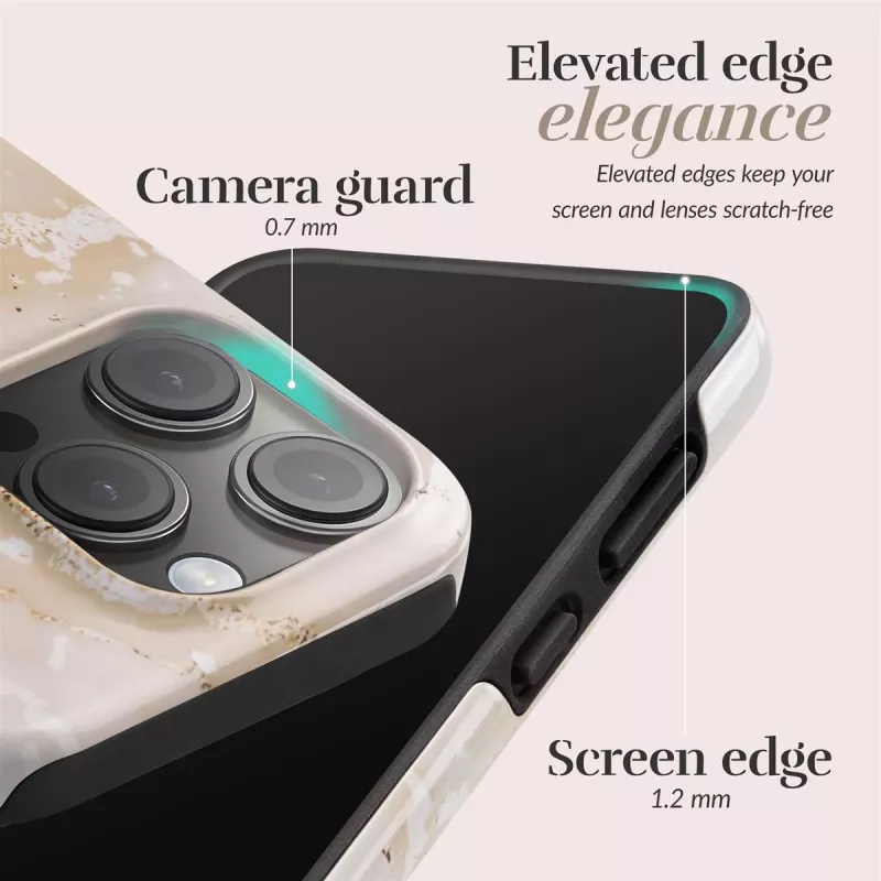 MIO Gold Marble Magsafe Compatible Case for iPhone 16 Pro Max