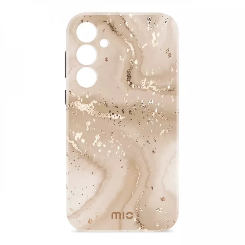 MIO Gold Marble Magsafe Compatible Case for Samsung S25 Plus 5G