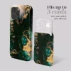 MIO Green Marble Magsafe Case Compatible Card Holder