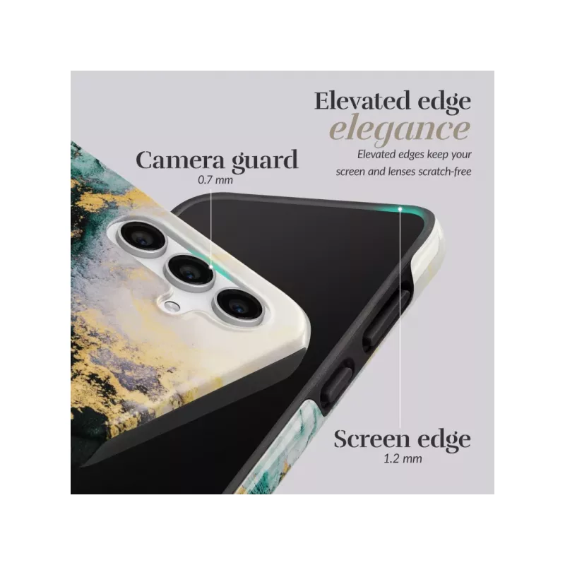 MIO Green Marble Magsafe Compatible Case for Samsung S25 Plus 5G