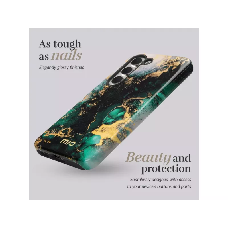 MIO Green Marble Magsafe Compatible Case for Samsung S25 Ultra 5G
