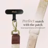 MIO Lanyard Strap Gold Marble