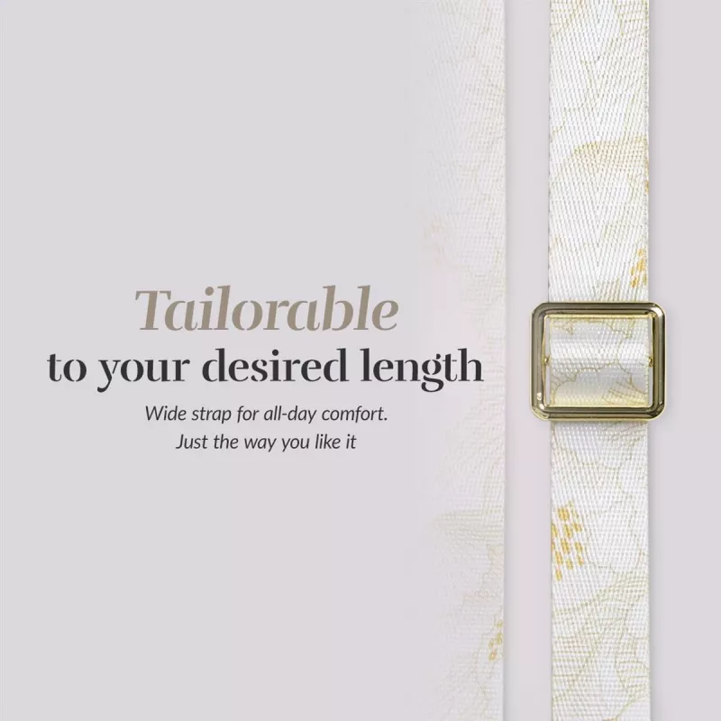 MIO Lanyard Strap White Roses