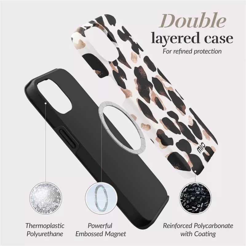 MIO Leopard Magsafe Compatible Case for iPhone 16 Plus