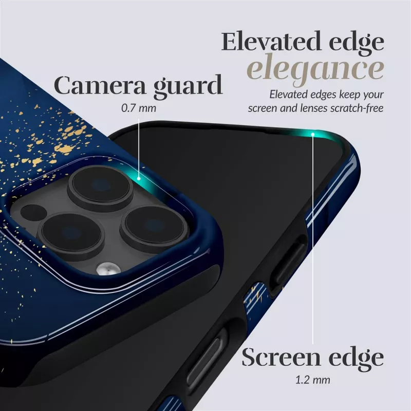 MIO Midnight Sparkle Magsafe Case Compatible for iPhone 16