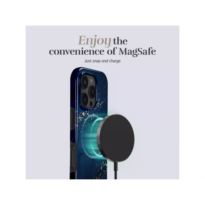 MIO Midnight Sparkle Magsafe Case Compatible for iPhone 17 Pro