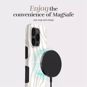 MIO Sandy Zebra Magsafe Case Compatible for iPhone 16