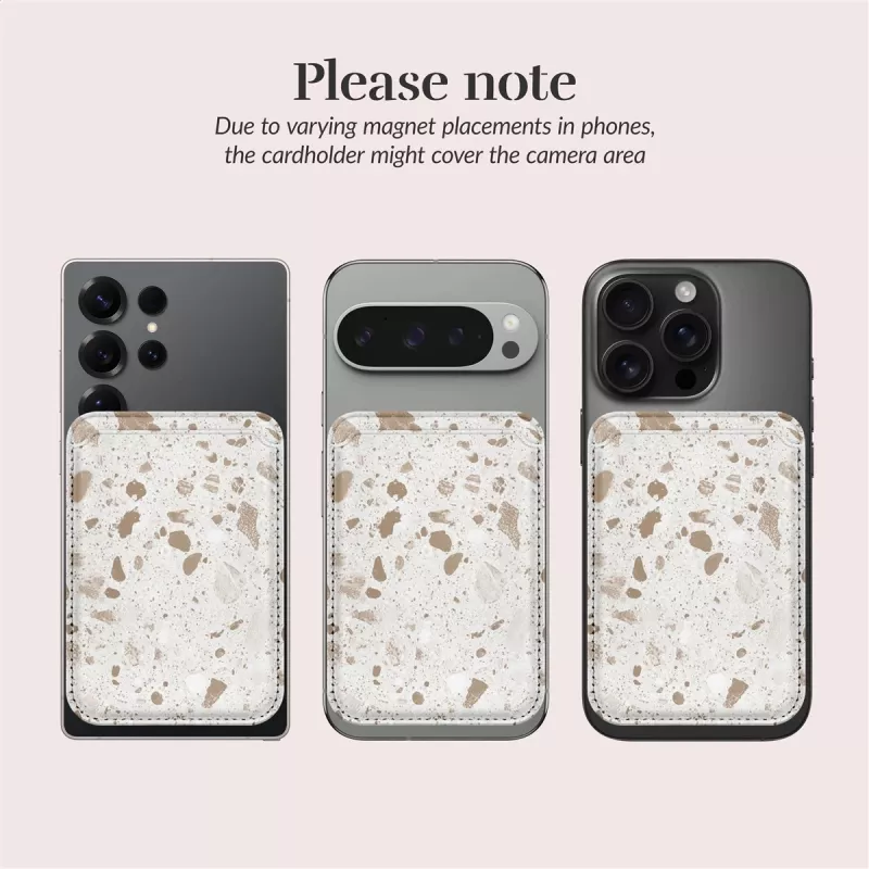 MIO Soft Terrazzo Magsafe Case Compatible Card Holder