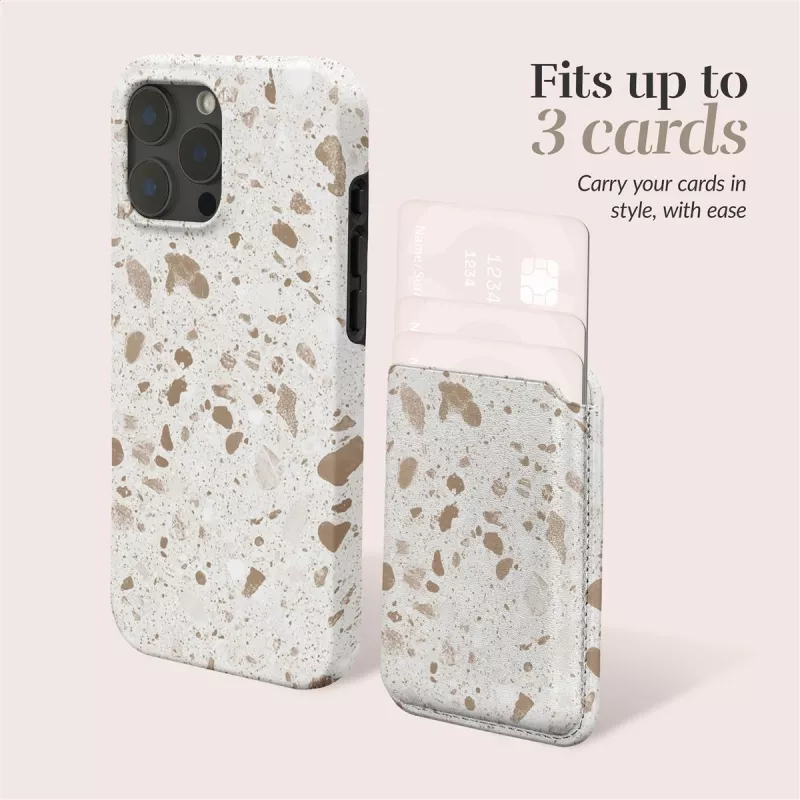 MIO Soft Terrazzo Magsafe Case Compatible Card Holder
