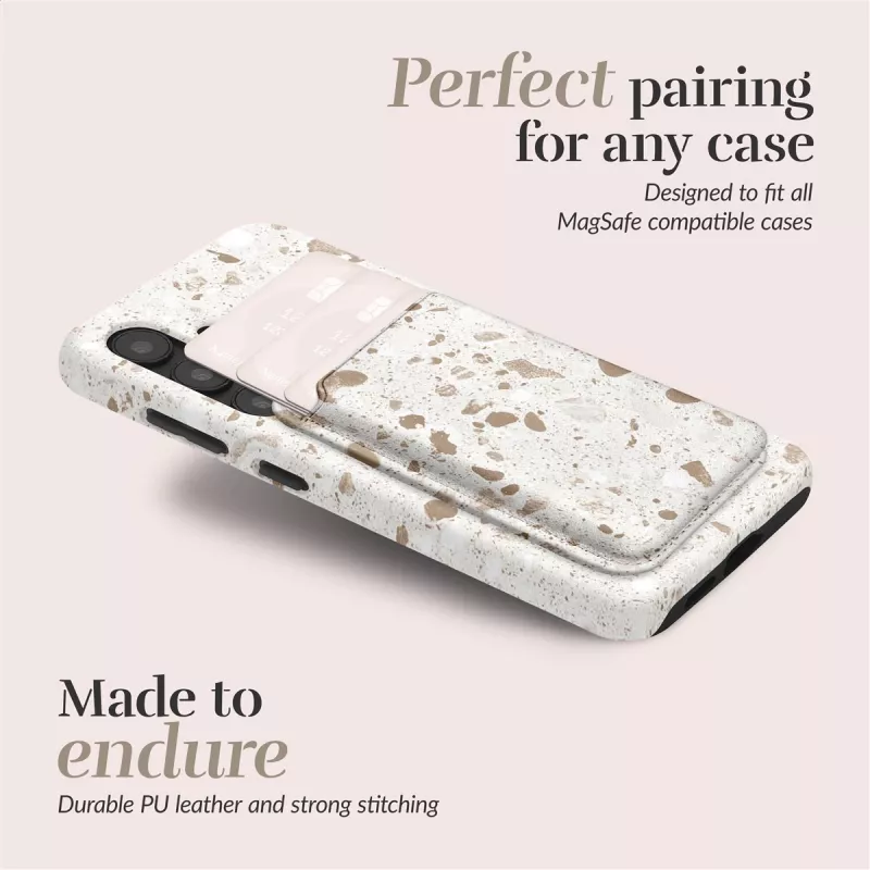 MIO Soft Terrazzo Magsafe Case Compatible Card Holder