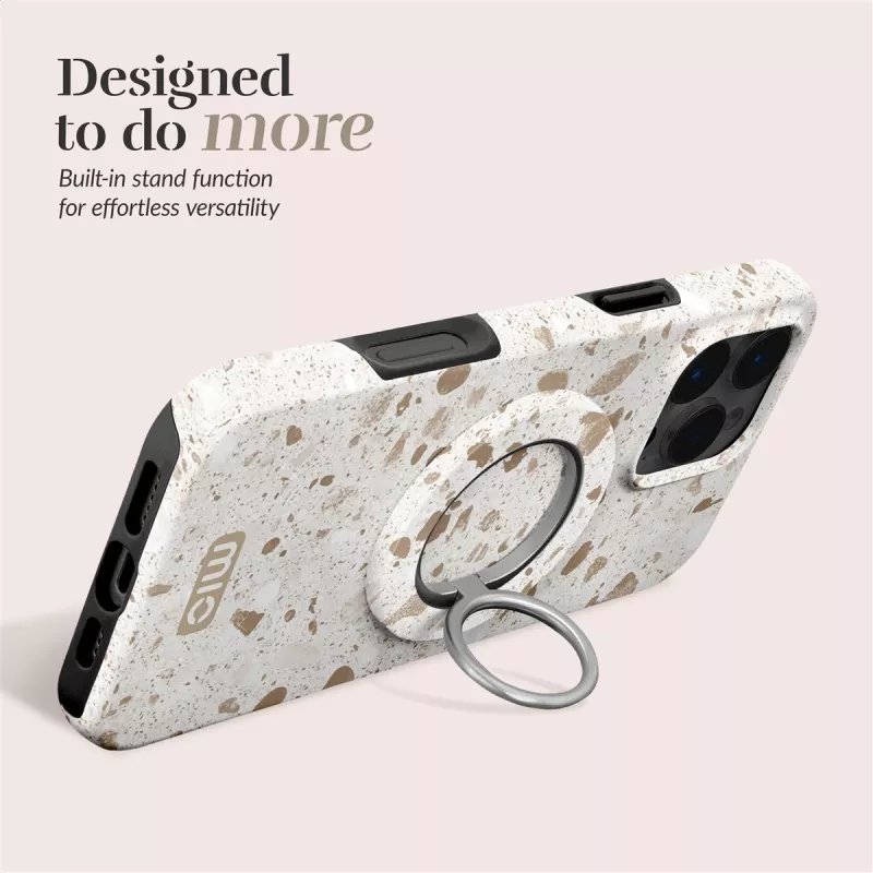 MIO Soft Terrazzo Magsafe Case Compatible Ring Holder