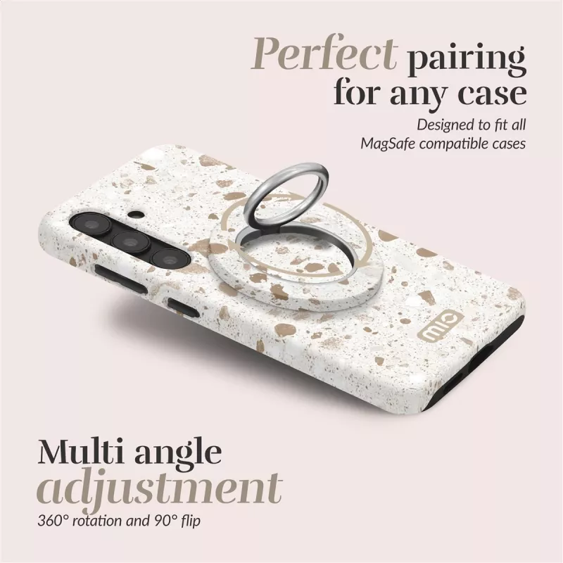 MIO Soft Terrazzo Magsafe Case Compatible Ring Holder