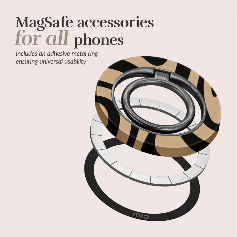 MIO Swirl Magsafe Case Compatible Ring Holder