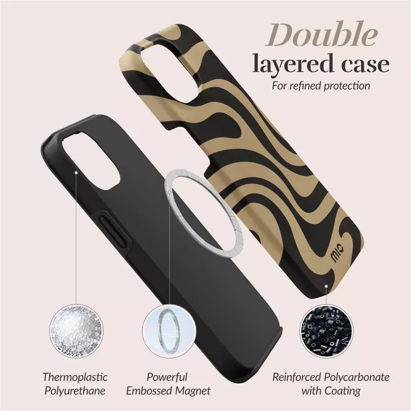 MIO Swirl MagSafe Compatible Case for iPhone 16 Pro