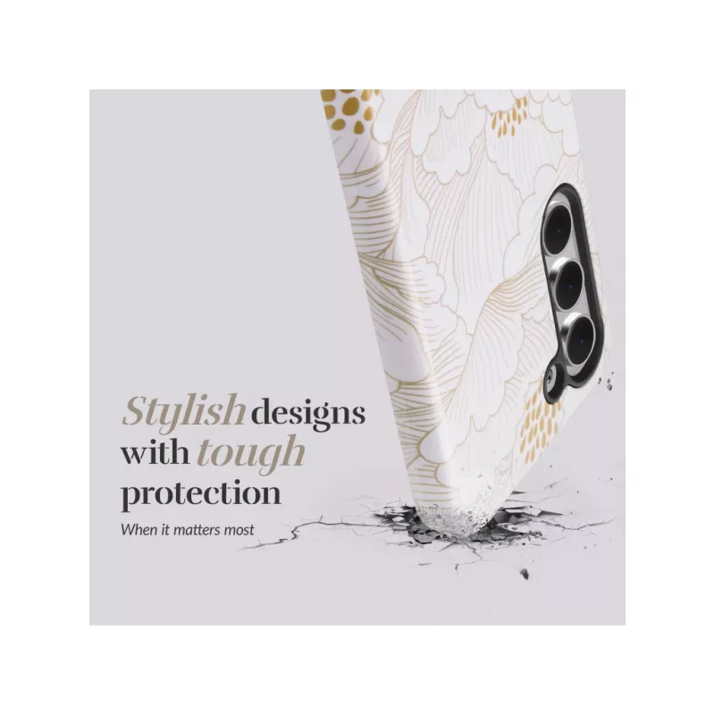 MIO White Roses Magsafe Compatible Case for Samsung S24 5G