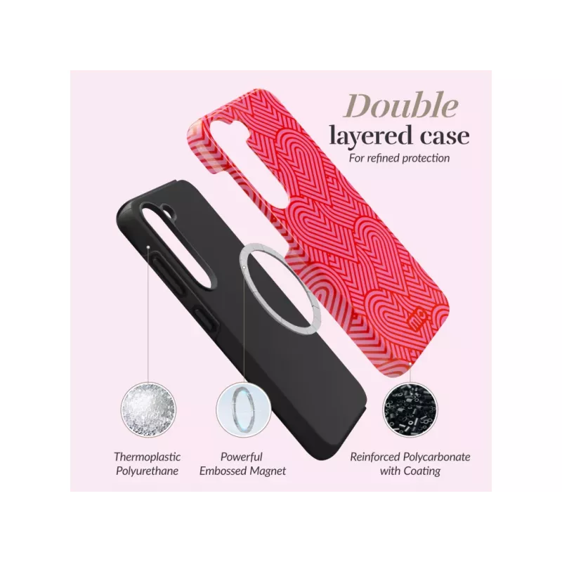 MIO Wild Hearts Magsafe Case Compatible for Samsung S25 Ultra 5G