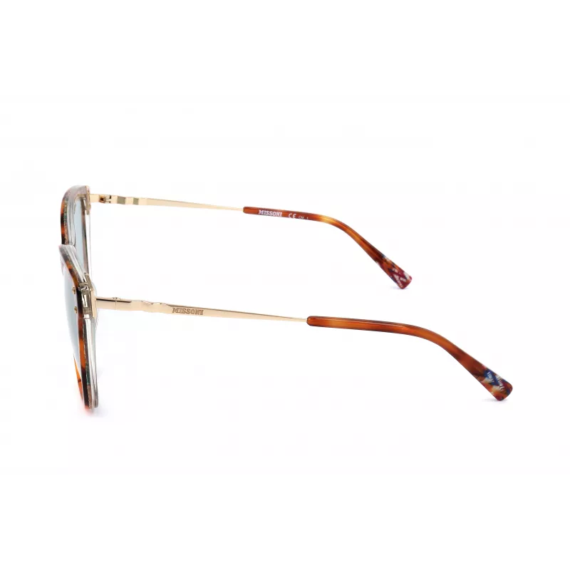 MISSONI Women's Sunglasses MIS0003S2NL - Havana Acetate Cat Eye with Brown Gradient Lenses