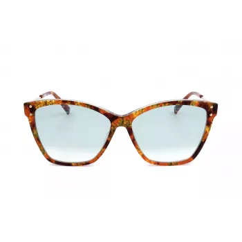 MISSONI Women's Sunglasses MIS0003S2NL - Havana Acetate Cat Eye with Brown Gradient Lenses