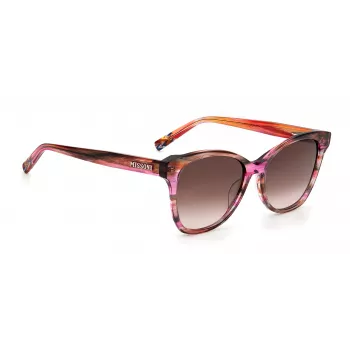 MISSONI Women's Sunglasses MIS0007S8CCHA - Havana Brown Acetate Rectangular Frame with Brown Gradient Lenses