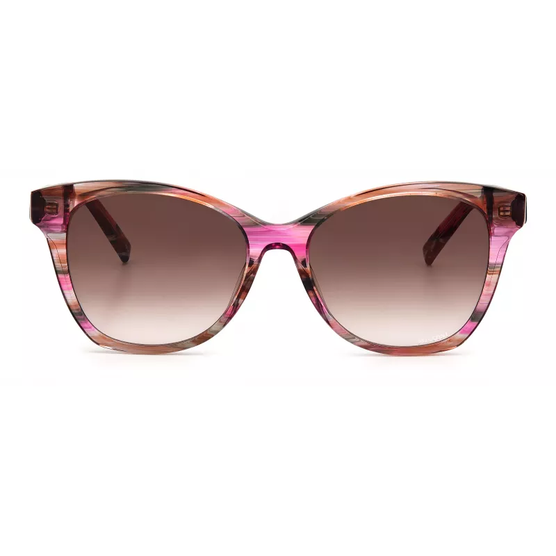 MISSONI Women's Sunglasses MIS0007S8CCHA - Havana Brown Acetate Rectangular Frame with Brown Gradient Lenses