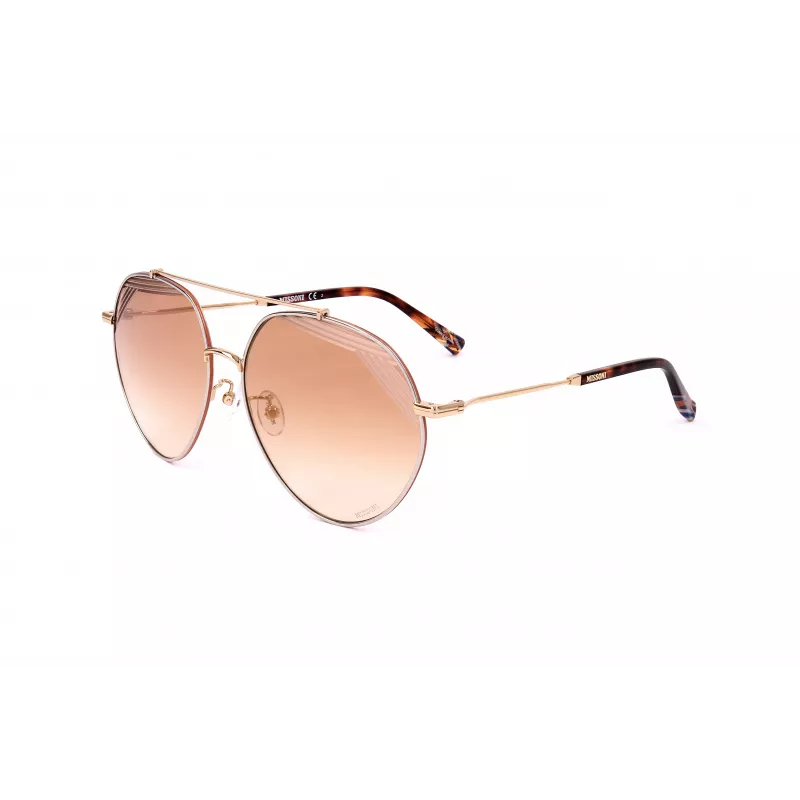 MISSONI Women's Sunglasses MIS0015STNG Butterfly Acetate Frame UV400 Grey Lens 60/15/145 mm