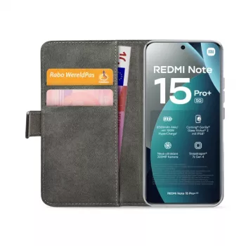 Mobilize Classic Gelly Wallet Book Case Xiaomi Redmi Note 15 Pro+ 5G Black