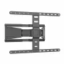 MOBILUX Sbox PLB-79464 Fixed TV Wall Mount for 43-90 inch Screens, 50 kg Capacity, VESA up to 600x400 mm, Black