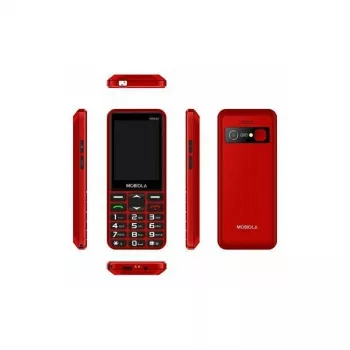 Mobiola MB900 Red Dual SIM 2G Feature Phone with 2.4 inch Display, 0.3 MP Camera, FM Radio, SOS Button