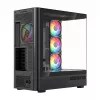MODECOM Volcano AQ100 ARGB Midi Tower PC Case - Black