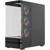 MODECOM Volcano AQ100 ARGB Midi Tower PC Case - Black